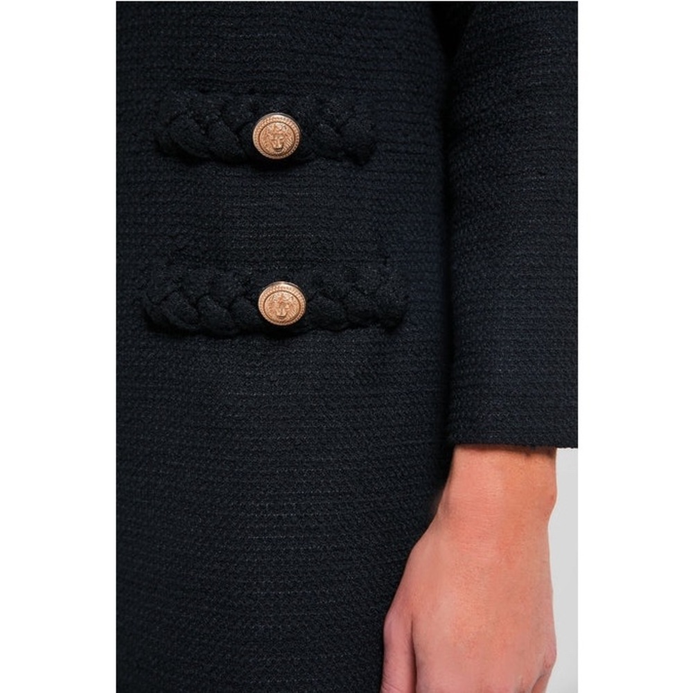 TUCKERNUCK
Black Tweed Long Sleeve Jackie Dress - Picture 5 of 13